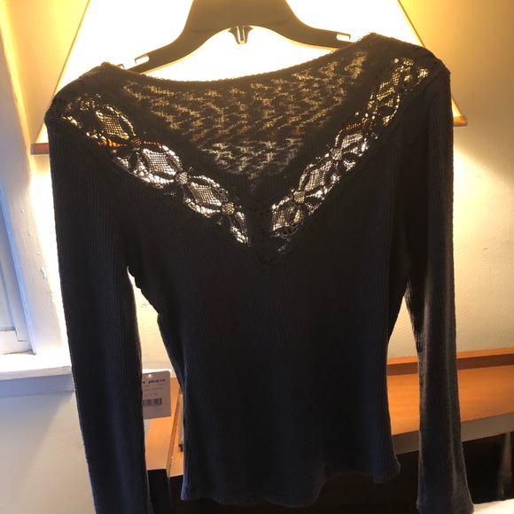 Free People M gray top - Picture 8 of 8